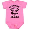 thumbnail image 3 of Inktastic Handpicked for Earth by My Yaya in Heaven with Angel Wings Boys or Girls Baby Bodysuit, 3 of 5