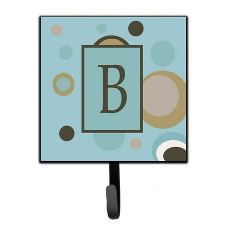 

Carolines Treasures CJ1013-BSH4 Letter B Initial Monogram - Blue Dots Leash or Key Holder 7Hx4.25W multicolor