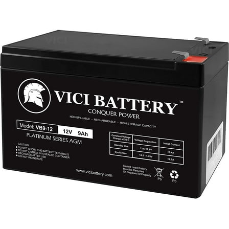Replacement Battery - Compatible with APC BACK-UPS ES BE550G