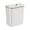 30cm, variant on Wall Mounted Kitchen Compost Bin with Lid 7L Capacity for Food Scraps Odor Free and Space Saving White