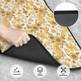thumbnail image 3 of Salouo Groovy Hippie Flower Mushrooms for Car Floor Mat Set of 4–Car Carpet Mats - Car Mats with Anti-Slip Backing & Driver Heel Pad Universal Fit for Cars, Trucks, SUVs, and Vans, 3 of 6