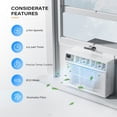 thumbnail image 4 of PEXMOR Window Air Conditioner, 18000 BTU AC Unit with Timer, Remote Control & Installation Kit, Covers up to 1000 Sq.Ft, 230V/60Hz, 4 of 12