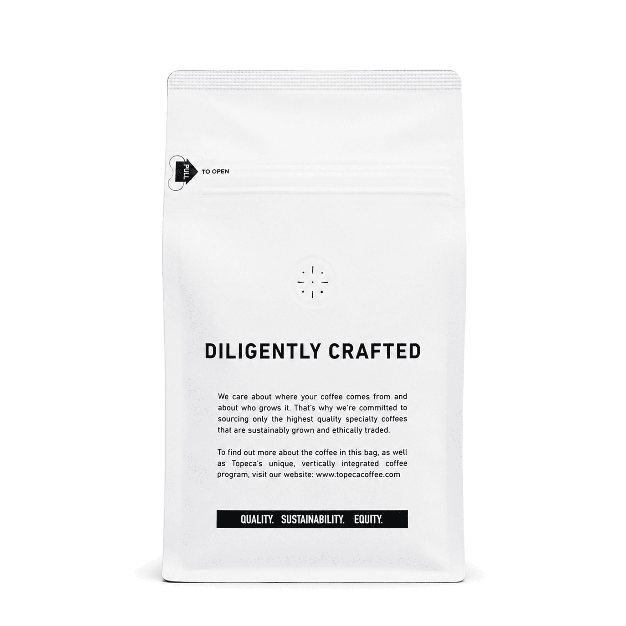 Local Topeca Coffee Signature Espresso Blend Whole Bean Medium Roast Coffee, 12 oz Bag