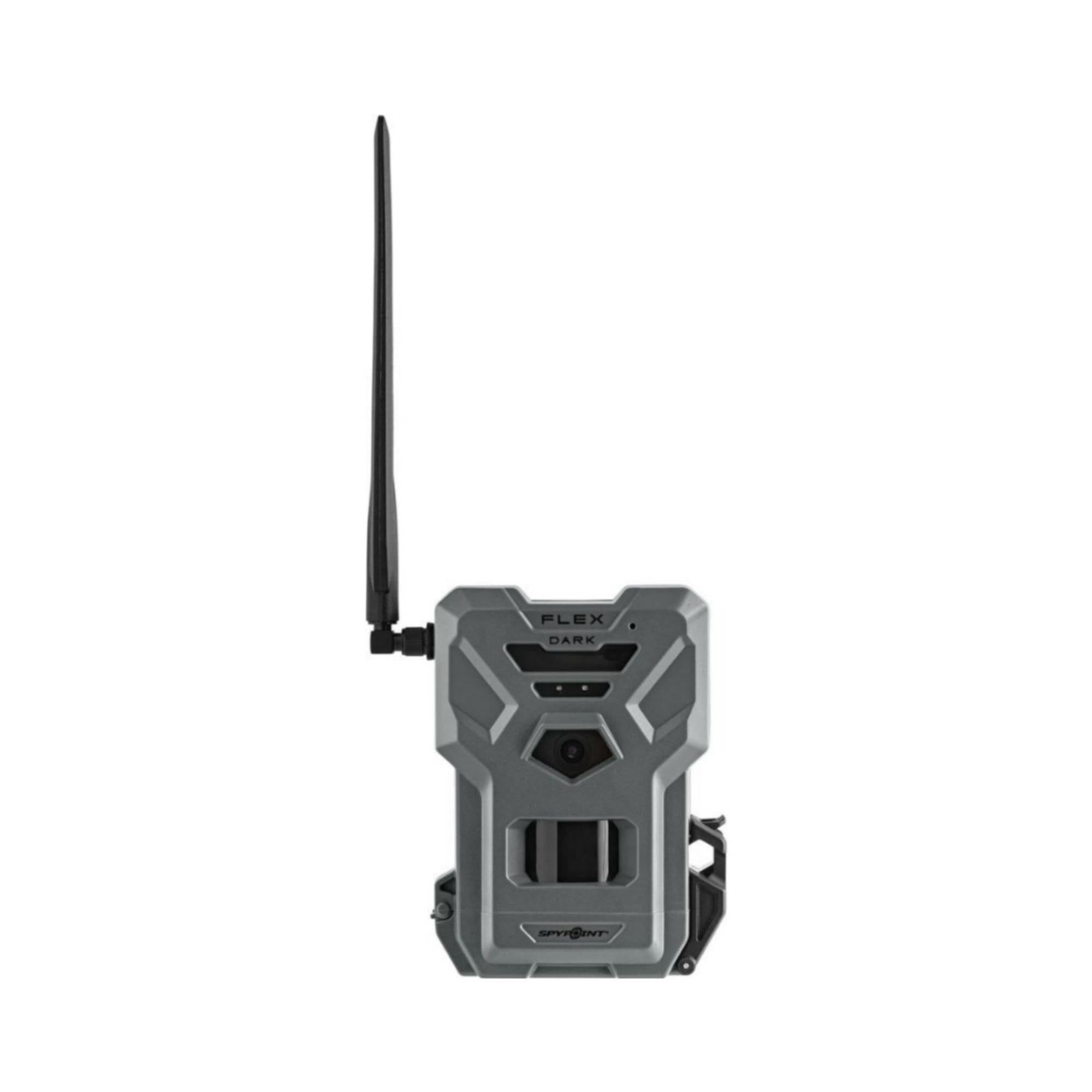 SPYPOINT FLEX DARK GPS Cellular Trail Camera 40MP 1080p Video No WiFi with Battery Pack 32GB Card (Gray, 2-Pack)