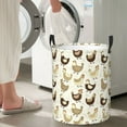 thumbnail image 4 of Lsque Funny Chicken pattern Laundry Hamper Basket, Tall Woven Rope Hamper Basket for Clothes, Lightweight Storage Basket, Collapsible Waterproof-Medium, 4 of 8