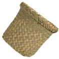 thumbnail image 6 of PAMINGONO Boho Laundry Basket Woven Laundry Basket Khaki Wicker with Rustproof 1Pack, 6 of 8