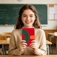 thumbnail image 4 of Shiogb Multicolor Splicing Notebook - Red, 4 of 4