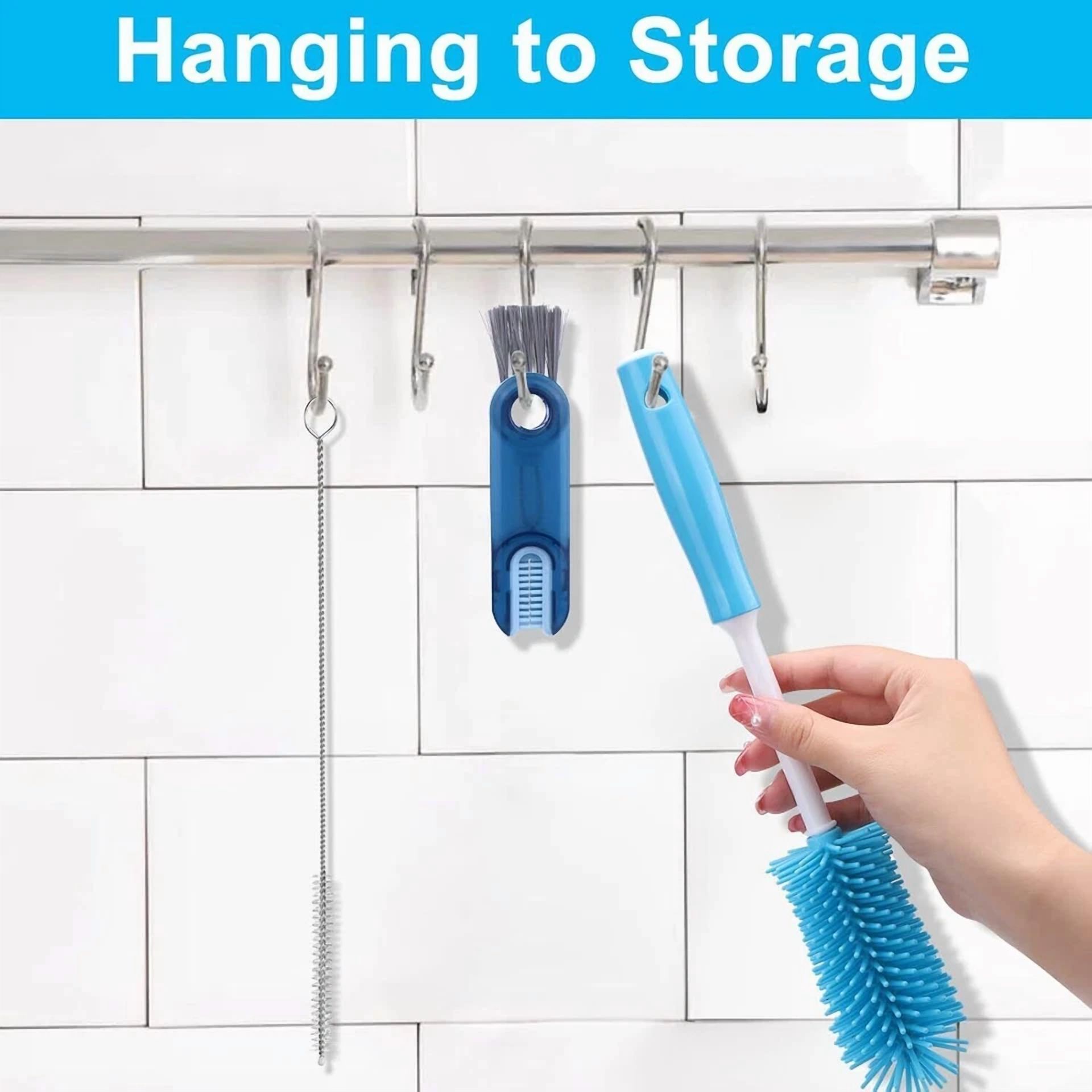 Water Bottle Brush Cleaning Kit For Sports Water Bottle Baby Bottles Tumbler Cup