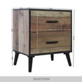 thumbnail image 3 of Castle Place Classic 2 Drawer Nightstand, Natural Oak, 3 of 9