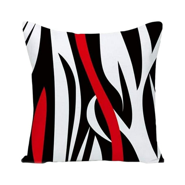 ZheElen Taie d'Oreiller Résistante aux Rides en Polyester pour Canapé Housse de Coussin Décorative Durable et Facile d'Entretien W0081-22