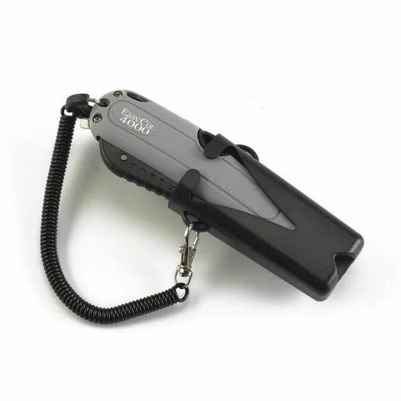 Easy Cut 4000 Auto Retract Safety Box Cutter Knife W/ Holster & Lanyard Easycut