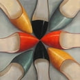 thumbnail image 3 of Atelier B Art Studio 12x12 Black Modern Framed Museum Art Print Titled - Womens Ballerina Shoes Style, 3 of 5