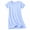 Blue, variant on Rimyaw Girls Cotton Nightgowns Pink Stripe Sleep Dresses Sleepwear Clothes Size 9-10