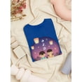 thumbnail image 3 of Chinese Ghost Festival Lights T-Shirt Women -Image by Shutterstock, Female 3X-Large, 3 of 4