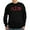 Black, variant on - Alpha Sigma Phi Greek Letters Cardinal Sweatshirt - Classic Crew Neck Sweatshirt