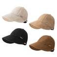 thumbnail image 5 of KRONDO Sun Hats for Women, Hats for UV Sun Protective, Wide Brim Hat Adjustable Ponytail Packable Sun ,UPF 50 Hats, For Hiking Fishing, 5 of 9