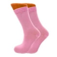 thumbnail image 4 of Combed Cotton Crew Socks for Women Colorful 6 Pairs Size 9-11 - Design 3, 4 of 9