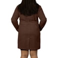 thumbnail image 3 of Panda Uniform by HeedFit Women Custom Lab Coat for Doctors 4XL Chocolate, 3 of 8