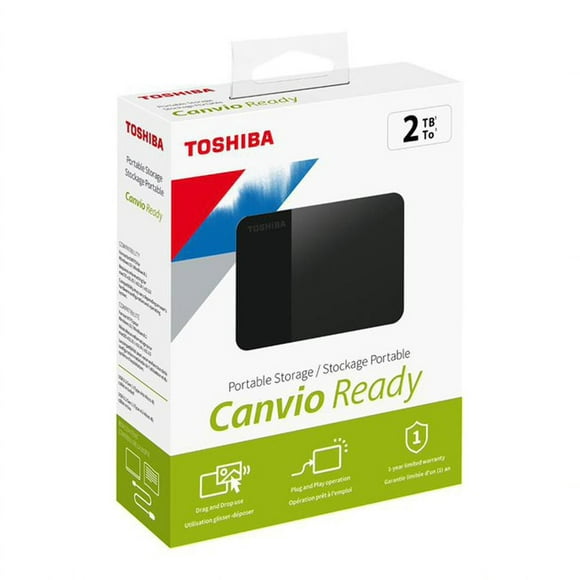 Disque dur externe portable Toshiba Canvio® Ready 2To