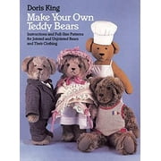 Angle View: Make Your Own Teddy Bears: Instructions and Full-Size Patterns for Jointed and Unjointed Bears and Their Clothing (Dover Needlework), Pre-Owned (Paperback)