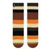 Spidey Brown Bamboo Stripes Crew Sock