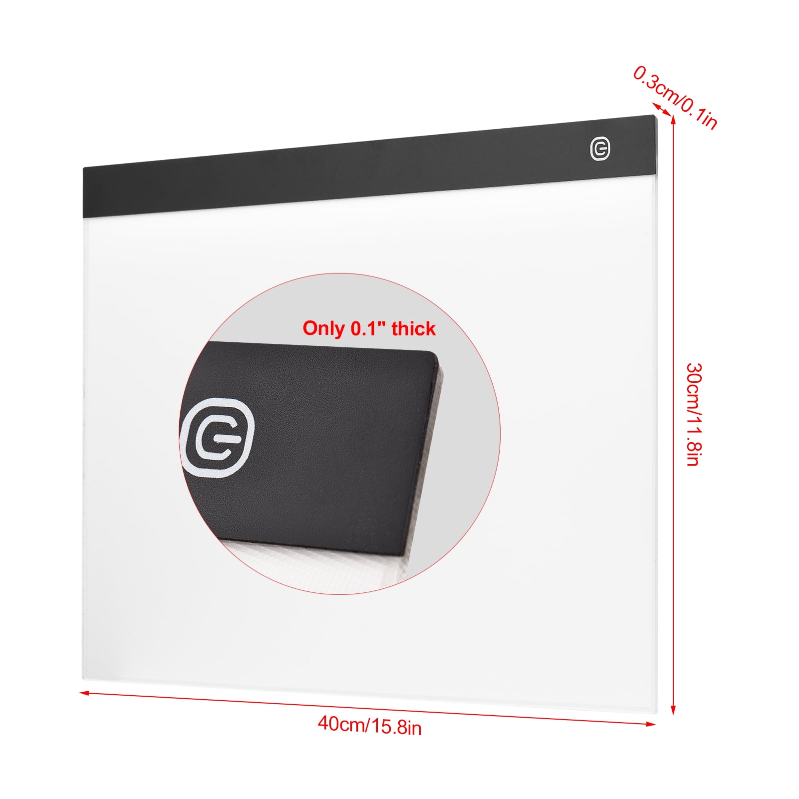 Light A3 Copyboard Ultra-thin LED Light Pad Stepless Brightness Translucent Drawing Board USB Powered For Artist Animation Sketching Architecture Calligraphy Stenciling