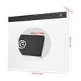 thumbnail image 2 of A3 Copyboard Ultra-thin LED Light Pad Stepless Brightness Translucent Drawing Board USB Powered for Artist Animation Sketching Architecture Calligraphy Stenciling, 2 of 7