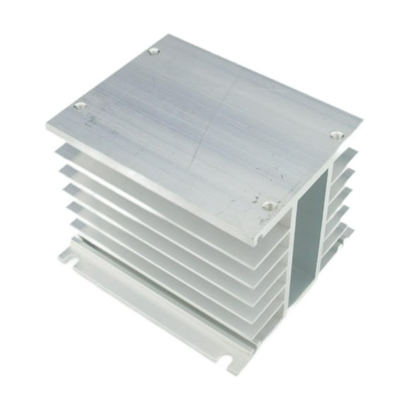 Disipación de , disipador de calor de relé de estado sólido (reemplazo de pieza), disipador de calor de aluminio para monofásico con circuito