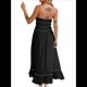 thumbnail image 5 of Vestido de Verano 2025 para Mujer, Informal, Sin Mangas, con Tirantes Finos, Ribete de RIC, Fruncido, con Volantes, . Negro XL, 5 of 10