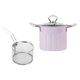 thumbnail image 3 of 3L Japanese Tempura Frying Pot with Basket, Frying Pan Deep Fryers Frying Pot for Home Chicken, 3 of 5