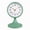Green, variant on TIMESS Vintage Analog Alarm Clock with Night Light, Silent Non-Ticking Battery Operated Desk Clock for Bedroom Bedside Table, Retro Decorative Quartz Table Clock, Brown