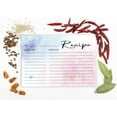 thumbnail image 4 of Inkdotpot Recipe Card 6x4 inch Single-Sided Recipe Design Cards Water Color Floral Recipe Cards Wedding-Bridal Shower-Baby Shower- Pack of 50, 4 of 6