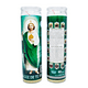 thumbnail image 3 of Veladora San Judas Tadeo Con Vaso de Vidrio Reutilizable Blanca Caja 3 Piezas Veladora México San judas Tadeo, 3 of 4