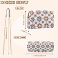 thumbnail image 4 of FORMRS Women Crossbody Purse with Chain Strap Vegan Leather Shoulder Handbag, Blue Abstract Pattern, 4 of 7