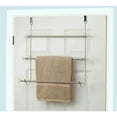 thumbnail image 2 of Home Basics 3-Tier Chrome-Plated Steel Over the Door Towel Rack, 2 of 2