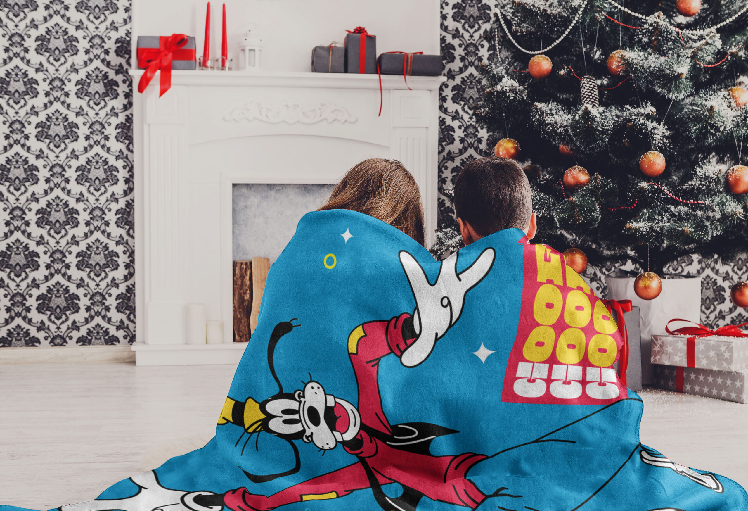 Mickey Mouse Goofy Guy Kids Micro Raschel Throw Blanket - Walmart.com