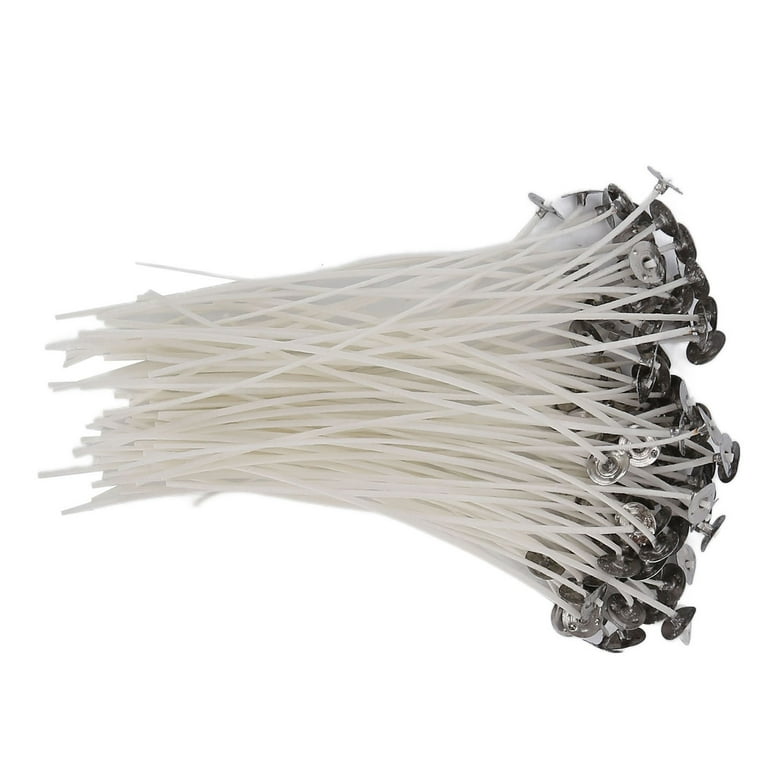 FTVOGUE 200pcs Candle Wicks 6 Inch Cotton Core Candle Making