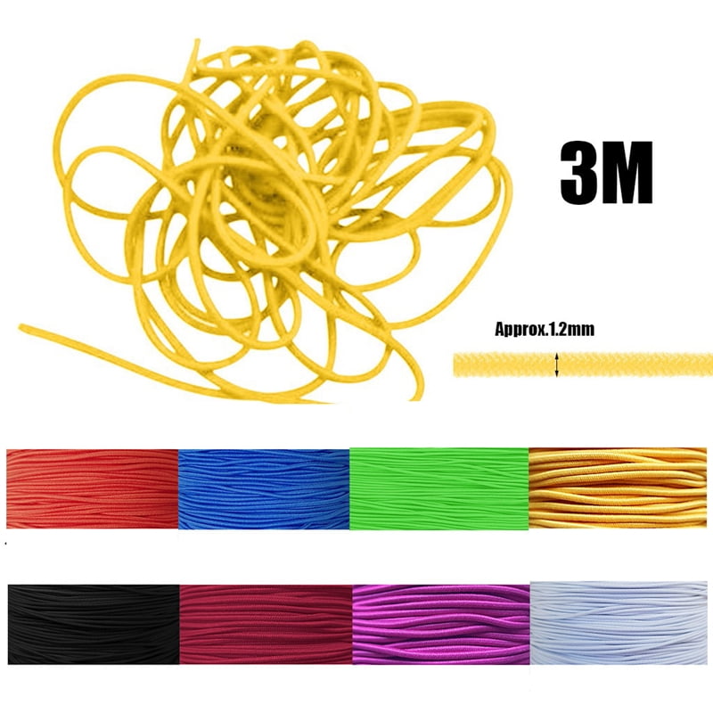 【LNCDIS】1.2mm THIN FINE ROUND ELASTIC STRETCH BUNGEE SHOCK CORD 8