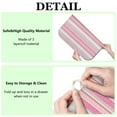 thumbnail image 6 of Pink and Green Striped Pattern Dish Drying Mat for Kitchen 1 Pack, Ultra Absorbent Microfiber Dishes Drainer Mats,16"x18", 6 of 6