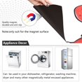 thumbnail image 4 of Yayeee Magnetic Dishwasher Cover for The Front Decoration Home Kitchen Machine Sticker Protector, Santa Hats Pattern, 4 of 6