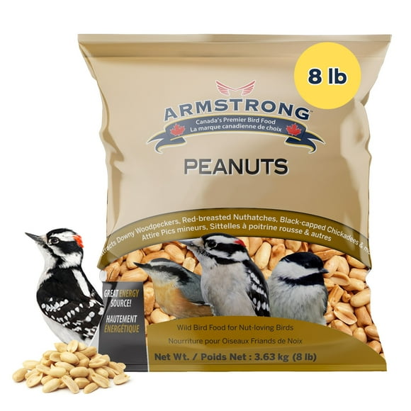 Armstrong Wild Bird Food Peanut Halves, 8lbs