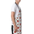 thumbnail image 6 of Zufioo Insects Print Adult Waterproof Apron, Cooking Apron, Flower Arranging and Painting Apron-Adjustable Straps, with Pockets, Kitchen Supplies-One Size, 6 of 9