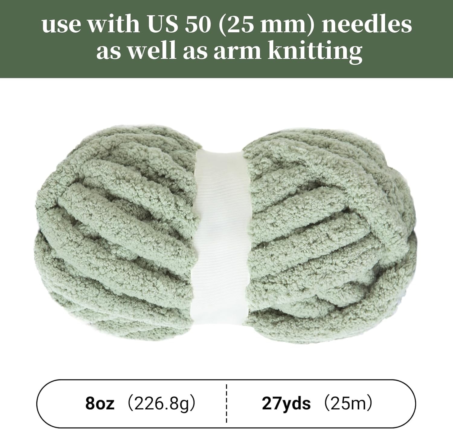 8Pcs Chunky Chenille Yarn for Crocheting & Knitting, 27yds 8 oz Each Skein Soft Fluffy Kitting Yarn Set, Thick Velvet Plush Yarn for Handcrafts Weaving Making Blankets