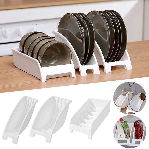 QWY News Japanese Style Kitchen Dishes and Dishes Storage Rack