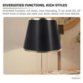 thumbnail image 5 of AURARMLET Lamp Shade Cover Modern Decorative Fabric Black 1 Set for Students, 5 of 5