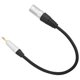 thumbnail image 4 of 0.3 Meters 3.5Mm Male Plug to 3 Pin Xlr Male Shielded Stereo Cable for Microphone Audio Record, 4 of 5