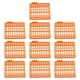 thumbnail image 4 of 10 señuelos de pesca con pinzas para el cabello, cebos para carne, tapones para boilie, accesorios para pinzas para el cabello, Naranja, 4 of 8