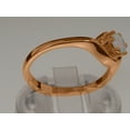 thumbnail image 4 of LBG British Made 14k Rose Gold Natural Opal Womens Promise Ring - 33 size options - Size 8.75, 4 of 5