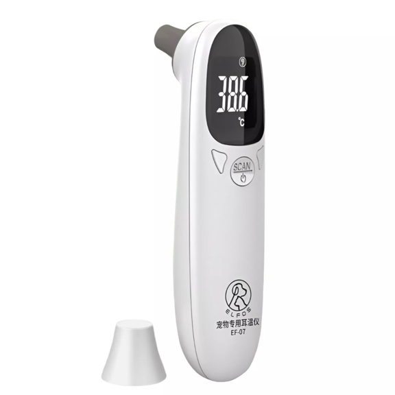 Thermomètres pour Animaux pour Chats Vétérinaire Profession Rechargeable Thermomètres pour Oreilles d'Animaux
