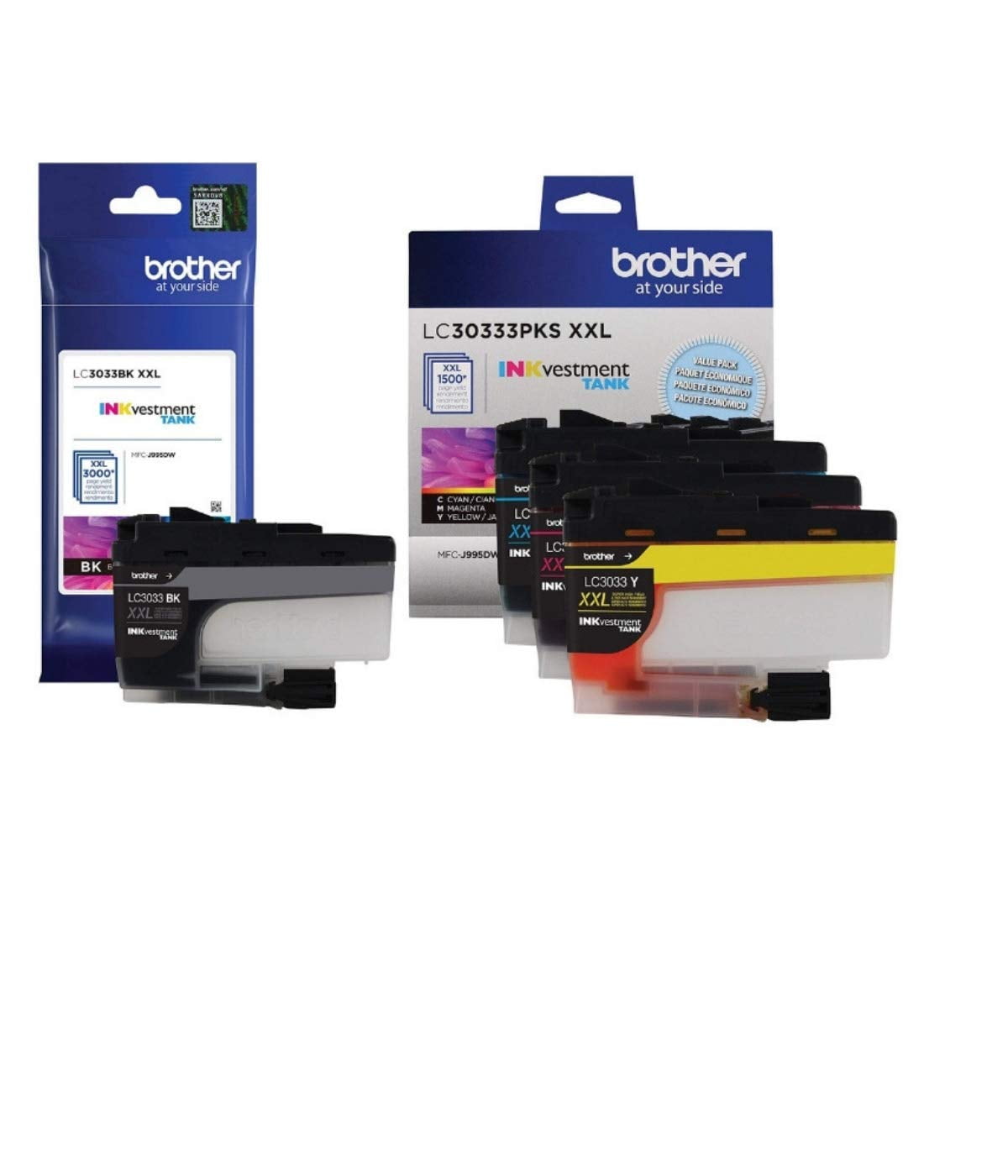 Brother LC3033 BK/C/M/Y Super High Yield Ink-4 Pack 